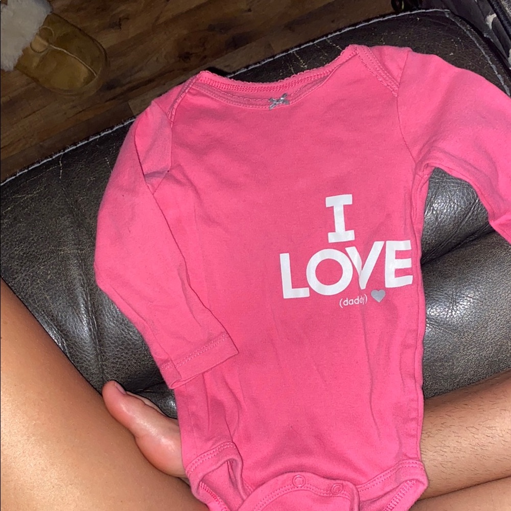 Carter's Pink 'I Love Daddy' Bodysuit